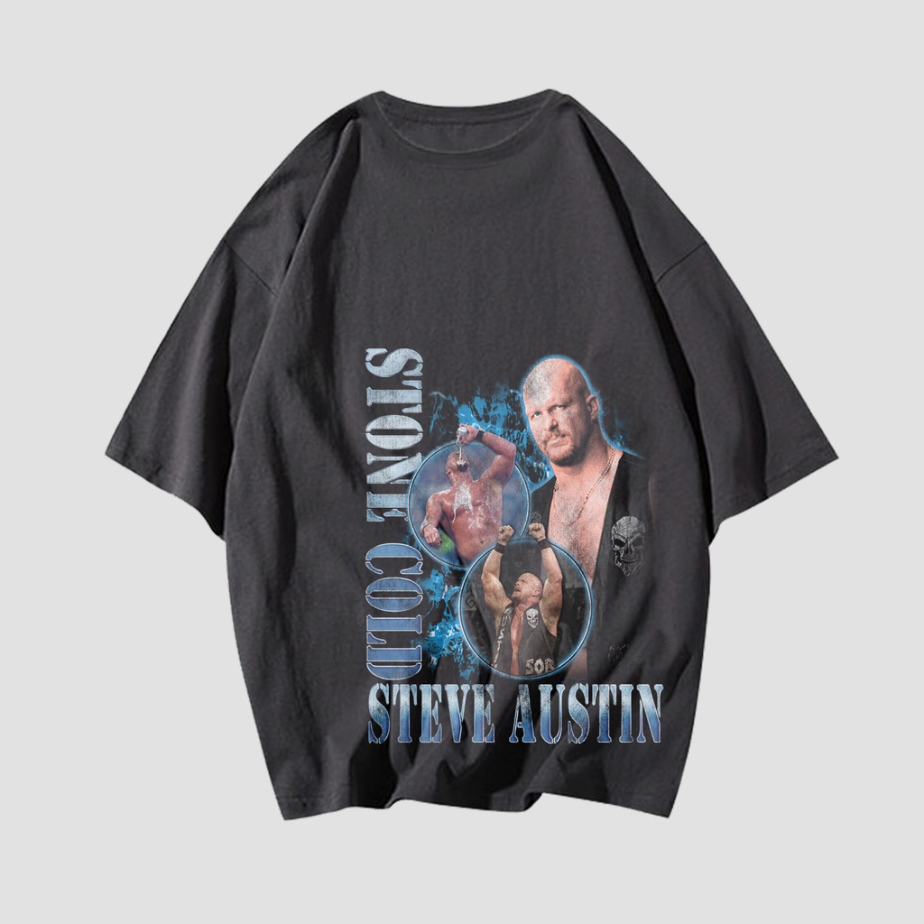 KAOS STEVE AUSTIN OVERSIZE STONE GOLD VINTAGE