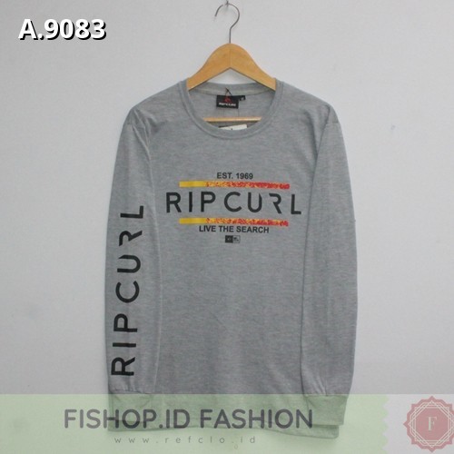 Kaos Surfing Distro Pria Ripcurl Premium Murah Lengan Panjang