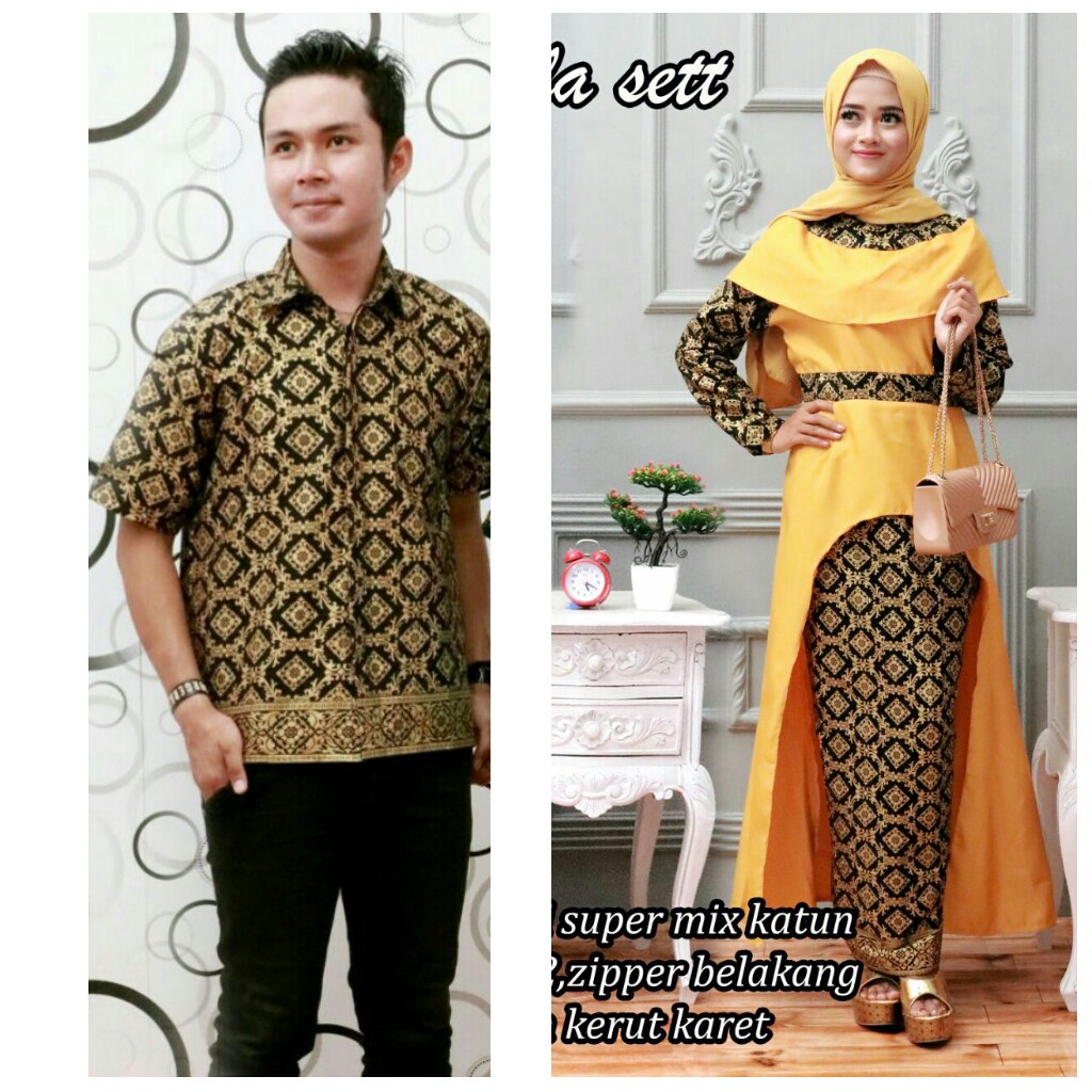 GROSIR BATIK COUPLE NABILLA SET