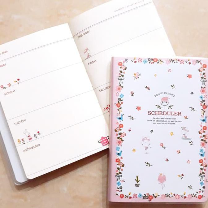 

Cute Animal Flower A6 Weekly Planner / Buku Agenda Jadwal / Scheduler CUCI GUDANG