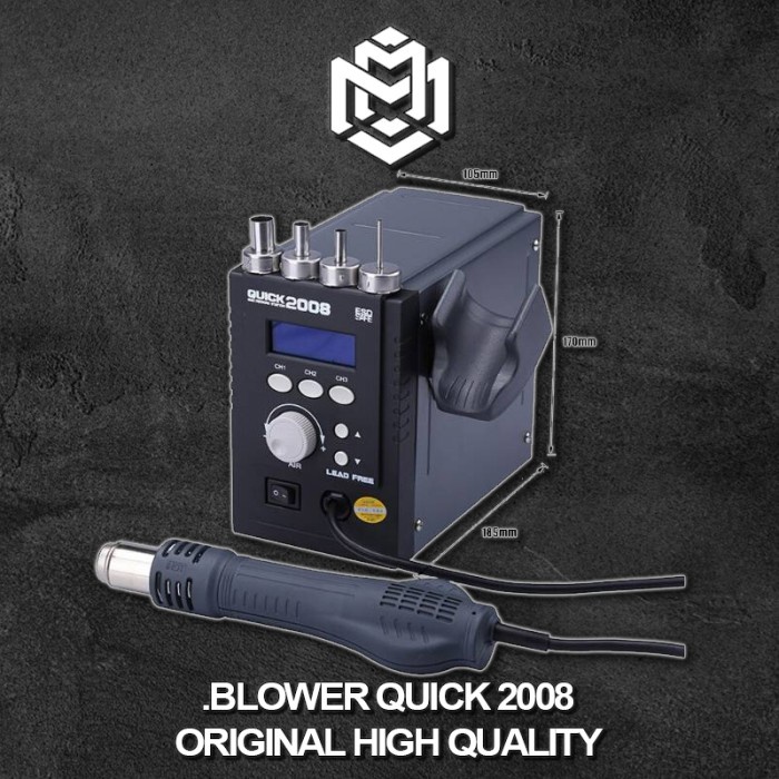 {SuheStore} Blower Quick 2008 ORIGINAL/BLOWER QUICK 2008 ORIGINAL/Solder Uap Quick Diskon