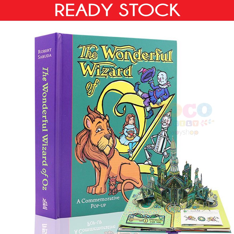 Pop Up 3D Board Book The Wonderful Wizard of OZ Buku Anak Ready Stock