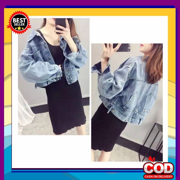 Jaket  Dewasa Perempuan  Pita Belakang 3D 997 - Jaket  Wanita/Jaket Oversize/Jaket