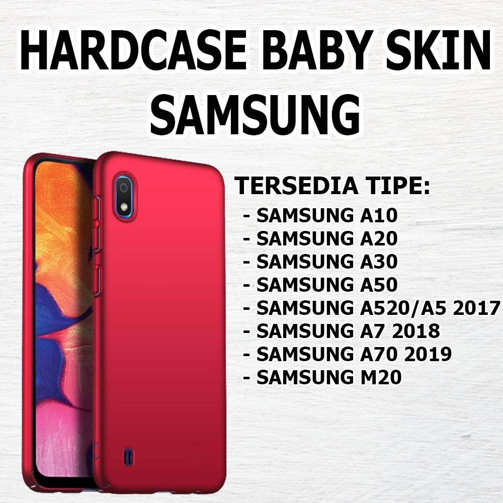 Baby Skin Hardcase Casing SAMSUNG A20 A30 A50 A520 A5 2017 A7 A70 2019 M10 M20 Kesing KASING CASE