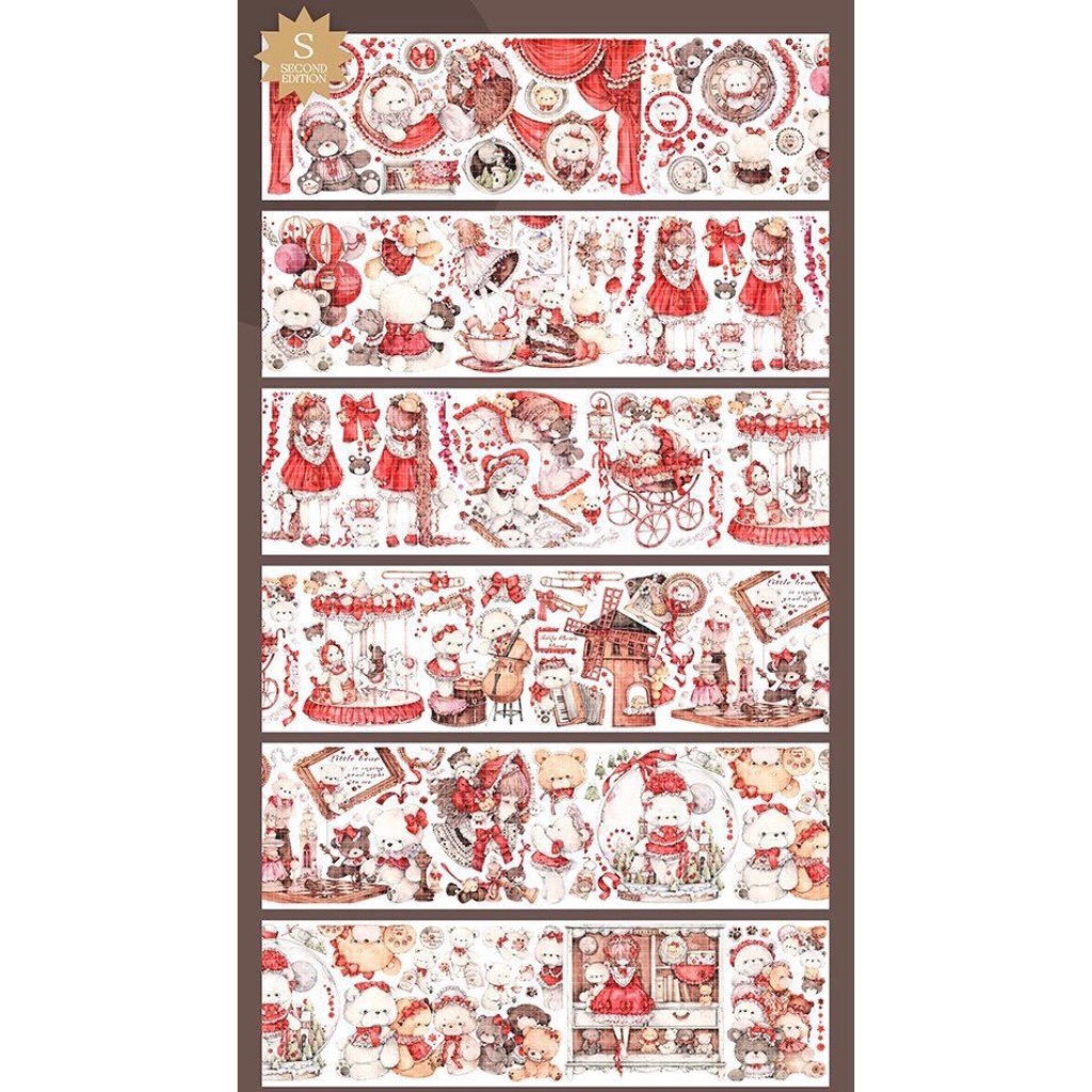 

Shine Studio Girl With Bear PET Sampler