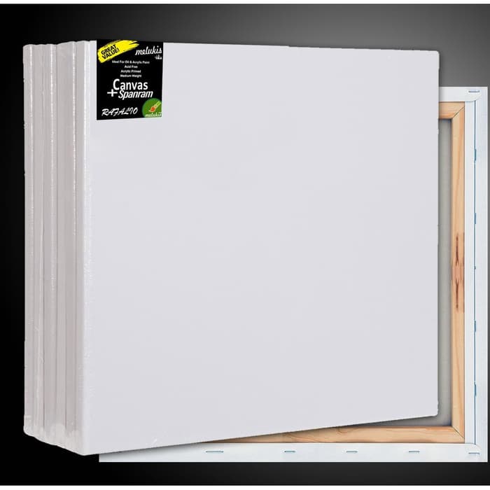 

Kanvas Lukis 100x100 cm Premium Canvas + Spanram 100 x 100