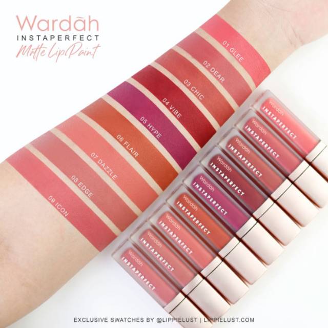 ❤ MEMEY ❤ INSTAPERFECT By Wardah Mattesetter Matte Lip Paint ( Lip Cream ) | Cappadocia Ready