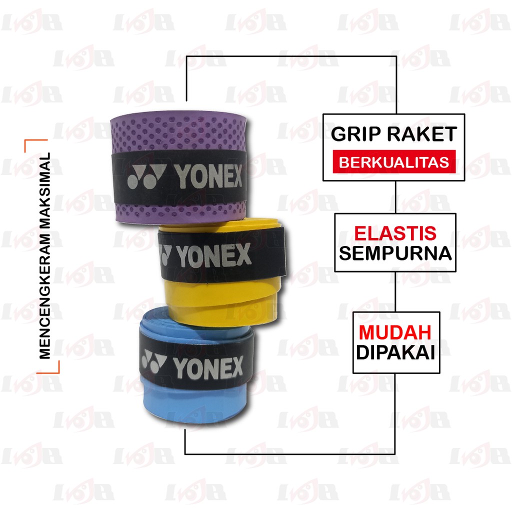 Grip Raket Badminton HandGrip Yonex Bulu Tangkis Olah Raga Badan Sehat