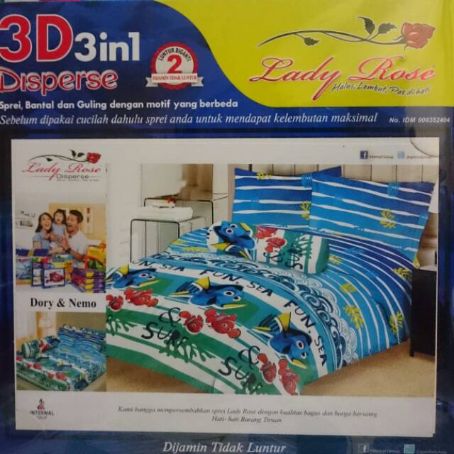 Ready Sp Lady Rose (Dory & Nemo) 180x200