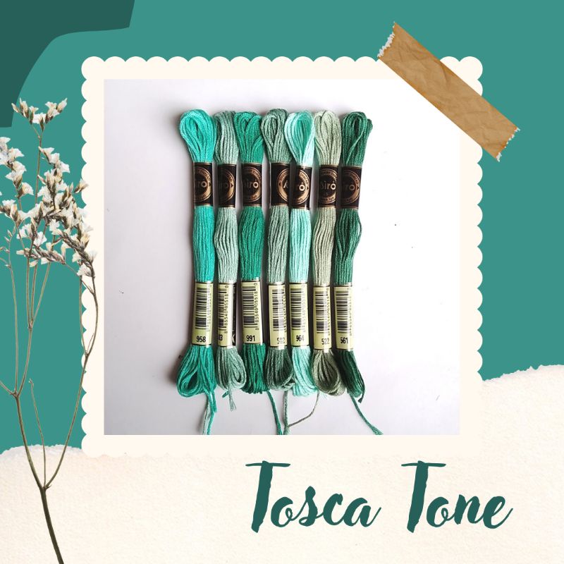 Benang Sulam AIRO - Embroidery Thread - TOSKA 1