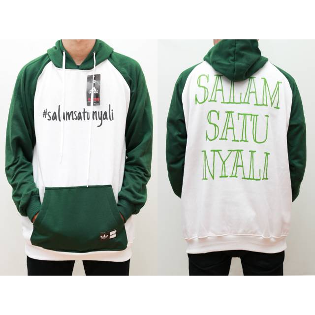 Jaket Persebaya Surabaya Sweater Hoodie Salam Satu Nyali XL