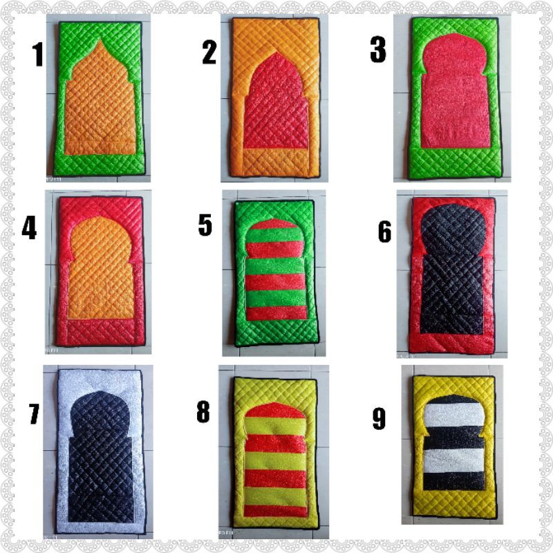 kerajinan sajadah daur ulang plastik bekas alas sholat peralatan sholat