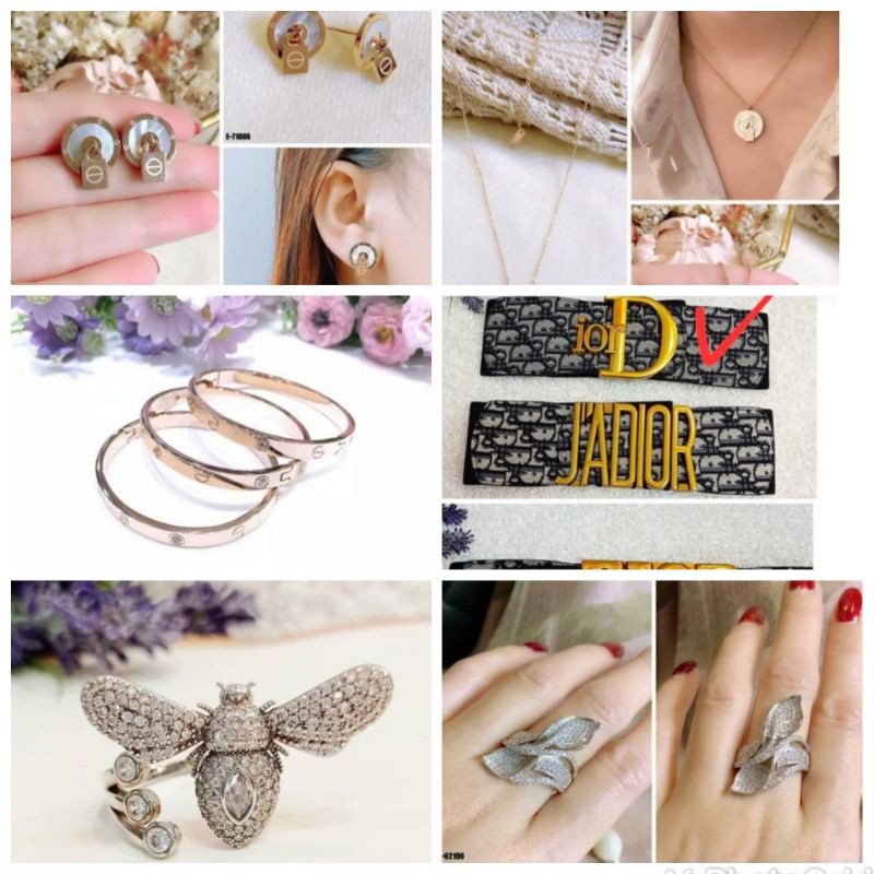 1 set perhiasan titanium