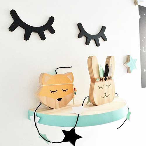 Download Kayu Wall Decor Eyelash Sleepy Eyes Hiasan Dinding Kamar ...