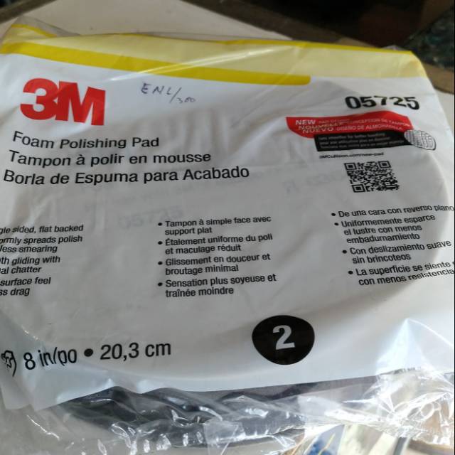 FOAM POLISHING PAD BUSA POLES HITAM 3M