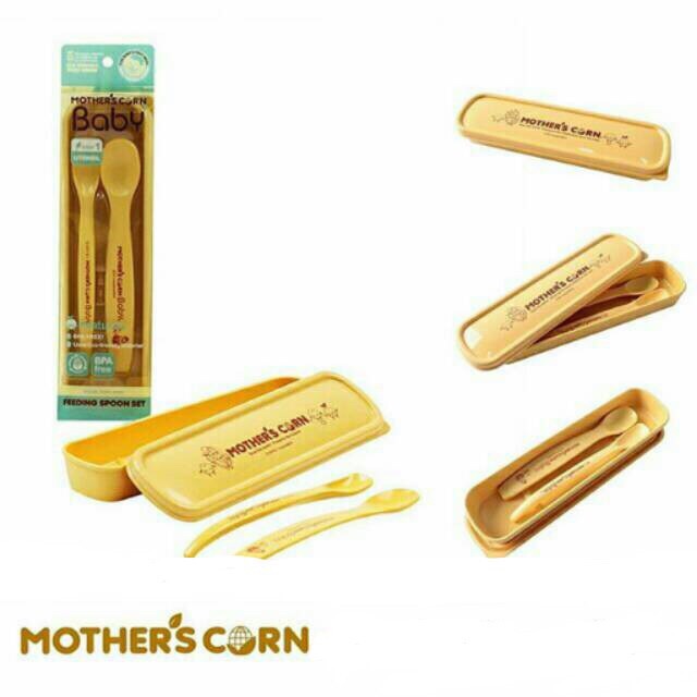 Mother’s Corn Feeding Set / motherscorn sendok set 2pcs