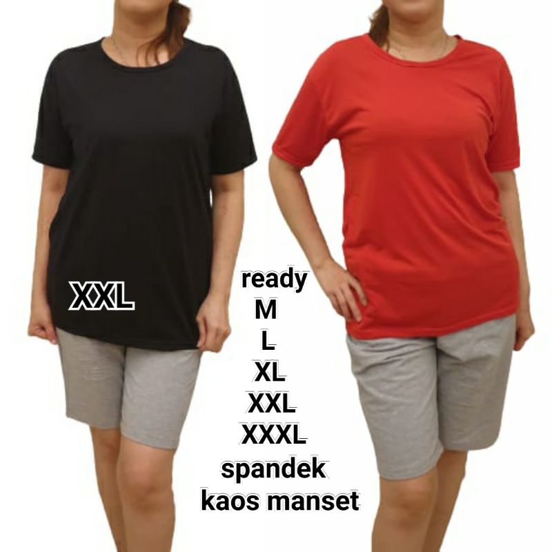 Meygrosir spandex manset tgn pendek M.L.XL.XXL.XXXL.