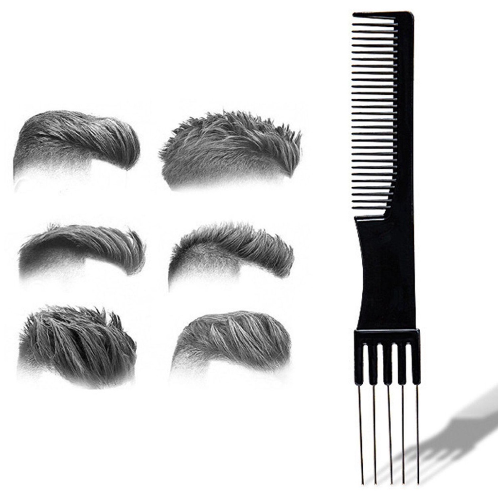 Preva Comb Hairstyle Barber Sikat Rambut Garpu Jarum Baja