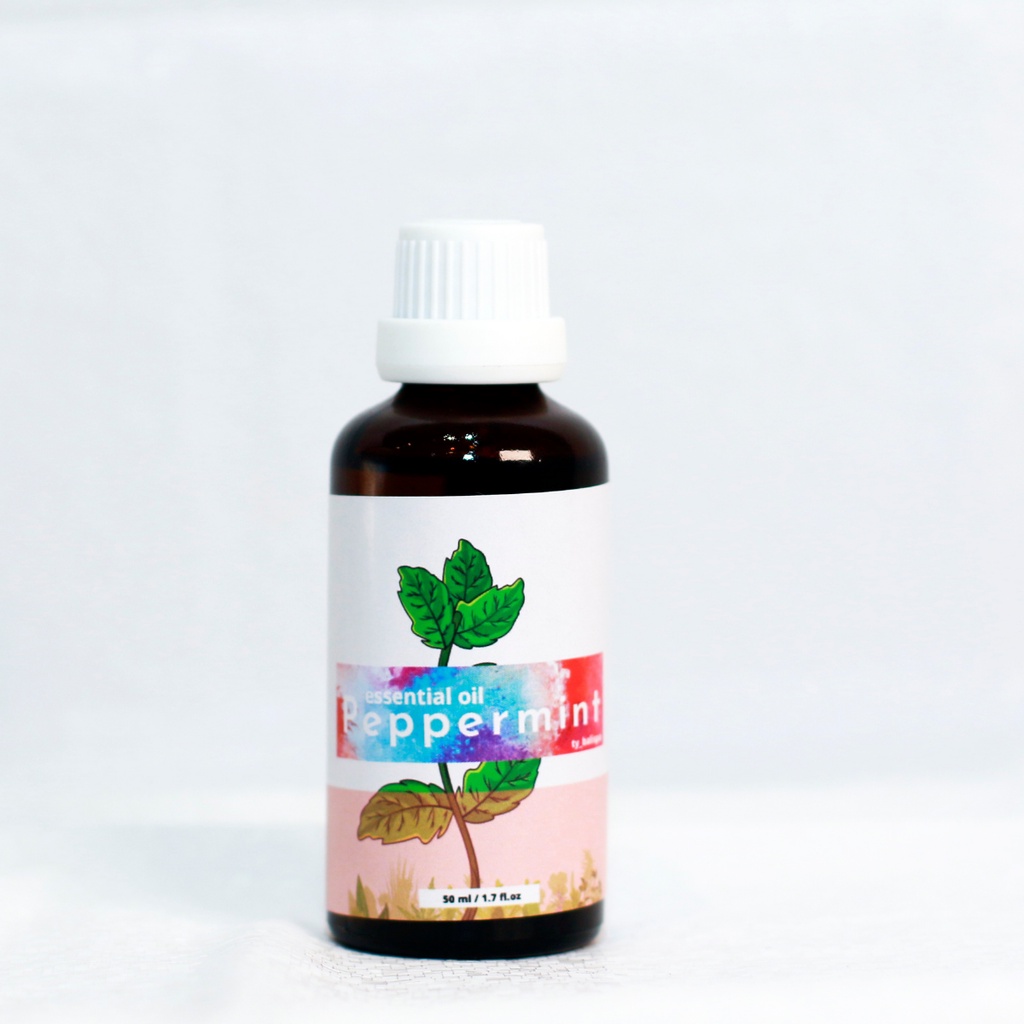 Pengharum ruangan minyak esensial oil burner / Minyak Atsiri Aromaterapi Peppermint mint fresh