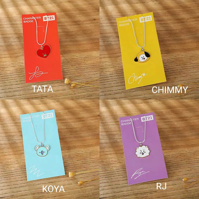 Kalung  Liontin Karakter BT21 BTS  Shopee Indonesia  Kalung  Liontin Karakter BT21 BTS  Shopee Indonesia