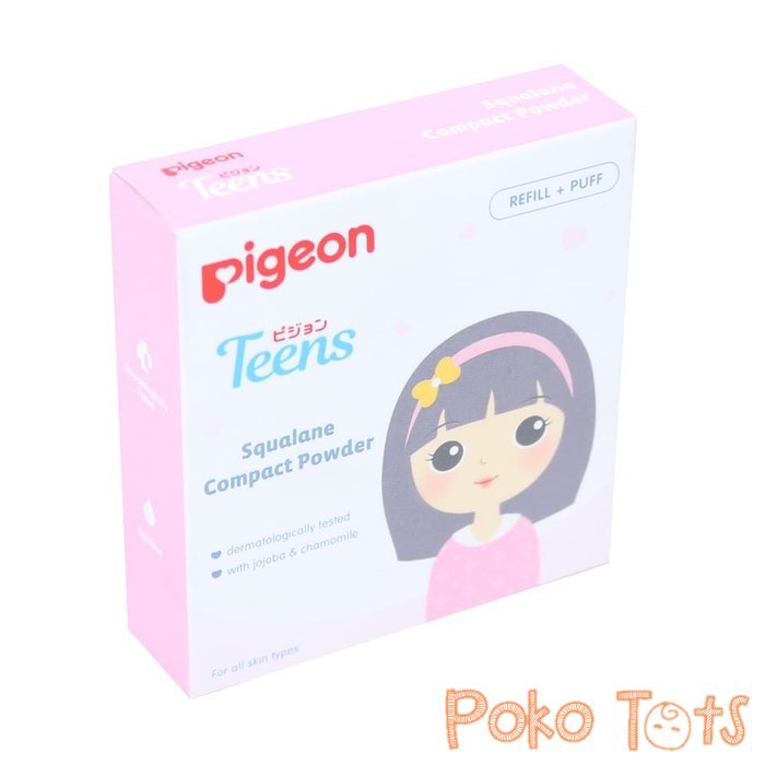 Pigeon Teens Squalane Compact Powder Refill 14gr Bedak Padat Isi Ulang WHS