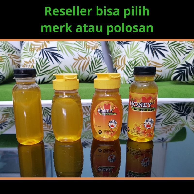 PROMO 150 gram Madu murni bunga multiflora/ kaliandra / akasia /  lebah melifera ( Raw Honey )