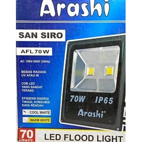 Lampu tembak Arashi San Siro AFL 70w Lampu Sorot Tembak LED Flood light 70 watt