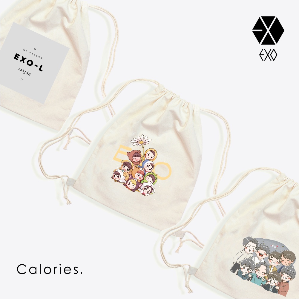 Stringbag Kpop Exo Baekhyun Lucu Vintage Klasik #STEX