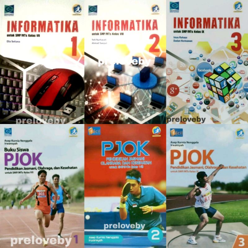 KELAS 7 8 9 INFORMATIKA PJOK SMP/MTs GRAFINDO FACIL KURIKULUM 2013 EDISI REVISI ASEP KURNIA NENGGALA