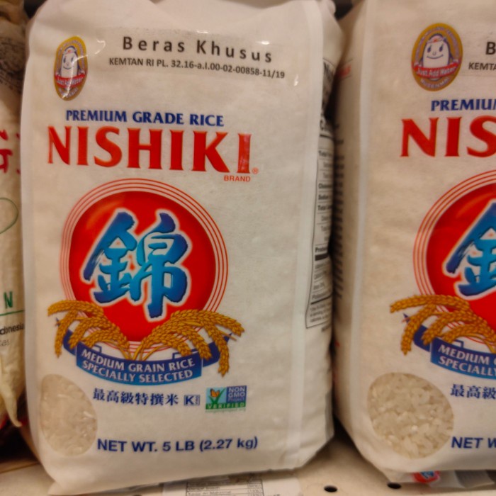 

bg20t01r Nishiki Beras Jepang 2 27Kg Sv012Ss