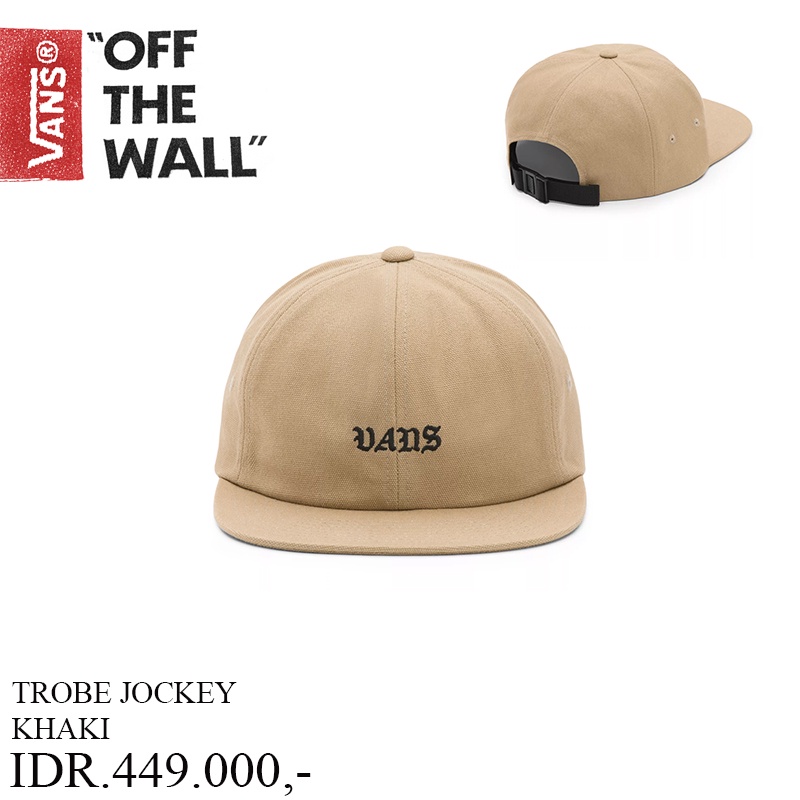 TOPI VANS OFF THE WALL | TROBE JOCKEY KHAKI