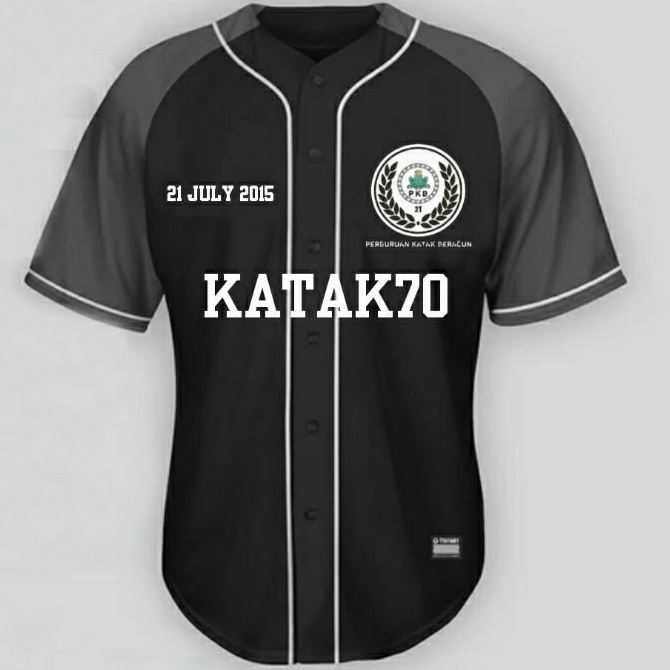 Jersey Baseball/ Baju Baseball Custom Katak Beracun PKB21, KATAK BHIZER,STVNS70