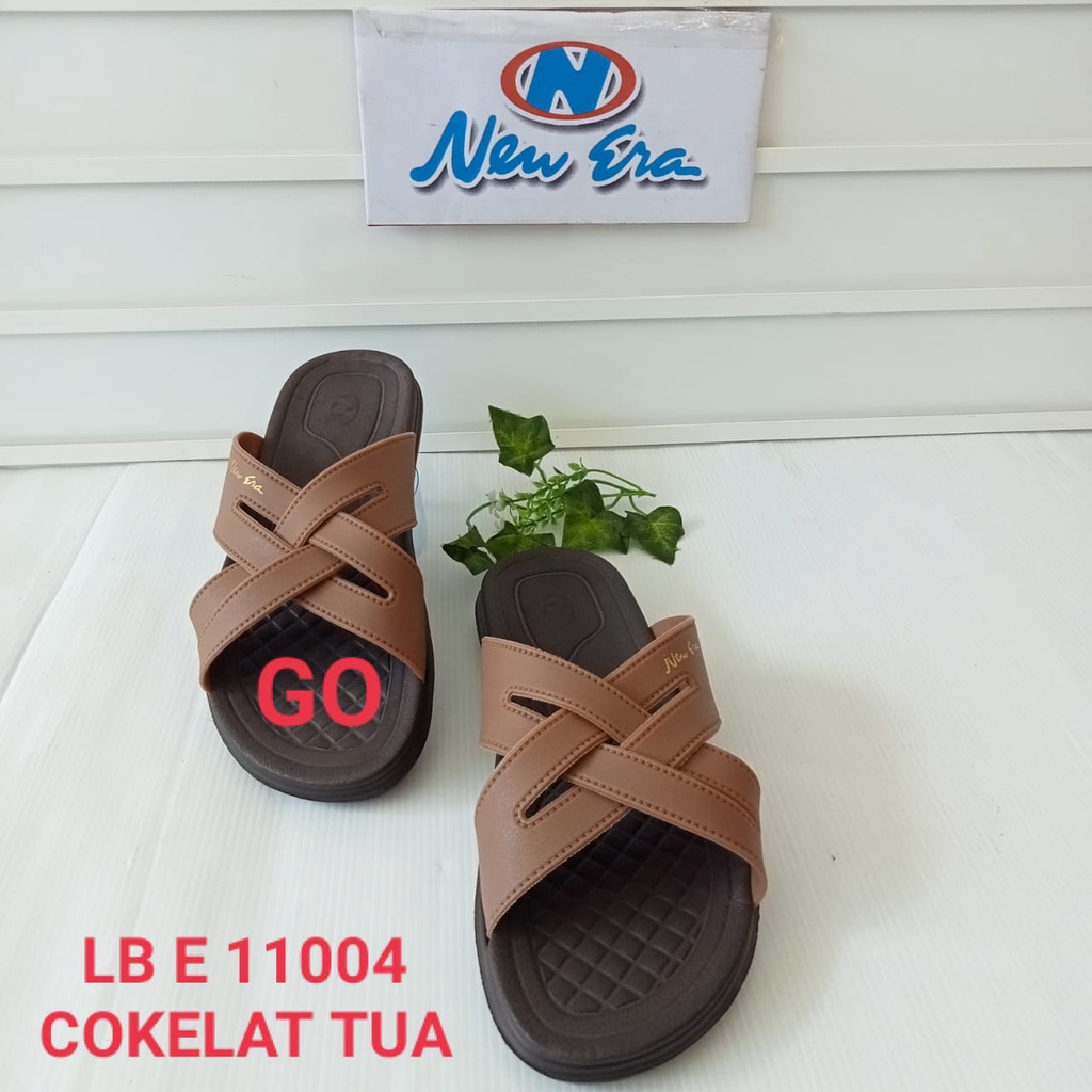 gos NEW ERA LBE 11004  Sandal Wanita Slip On Sandal Casual Wanita Size 37-41