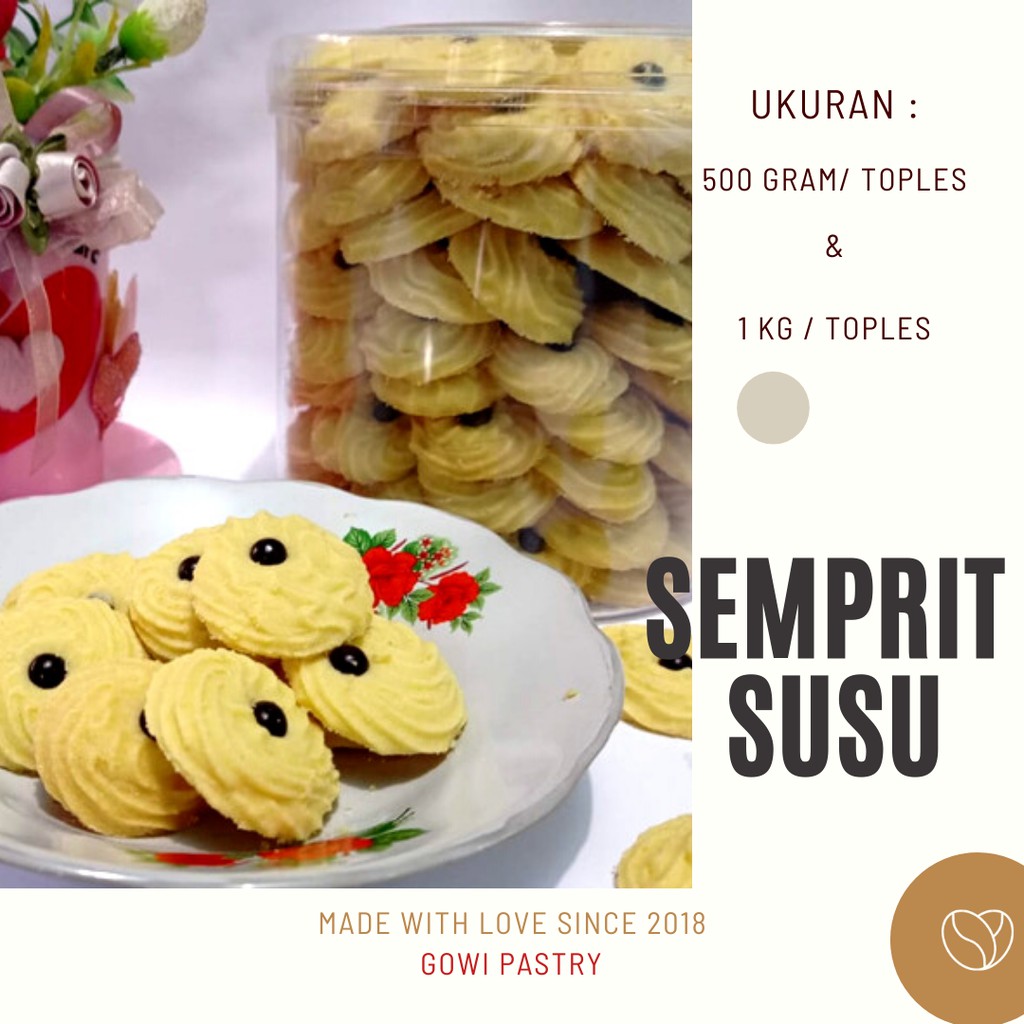 

Kue Kering Premium | Semprit Susu | Home Made by Gowi Pastry