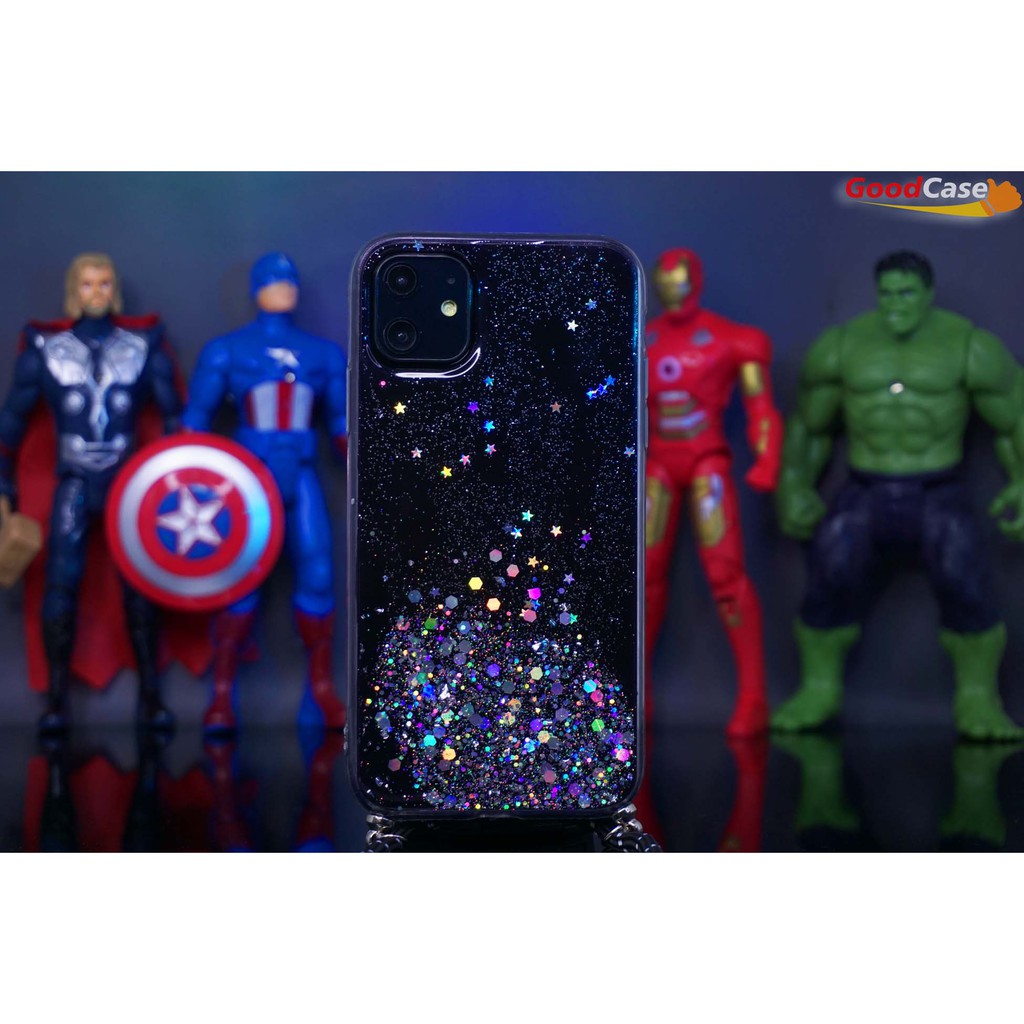 GoodCase - Case Xiaomi Redmi Note 8 | Note 8 Pro | Note 9 | Note 9 Pro/ Max Clear Glitter Plus Tali