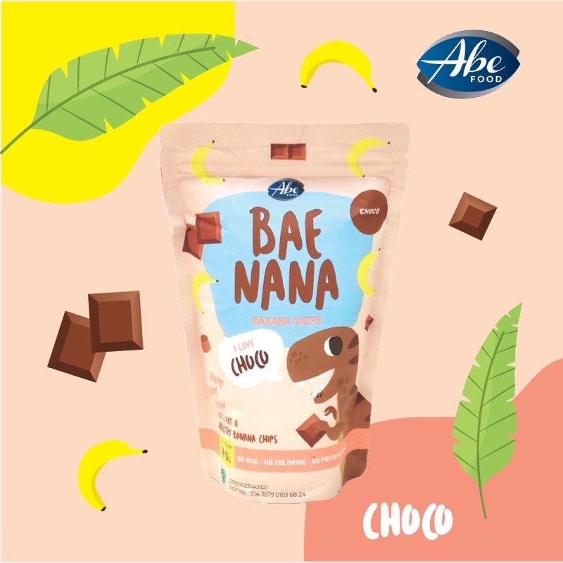 Abe Food Baenana Snack 70Gr - Banana Chip - Makanan anak