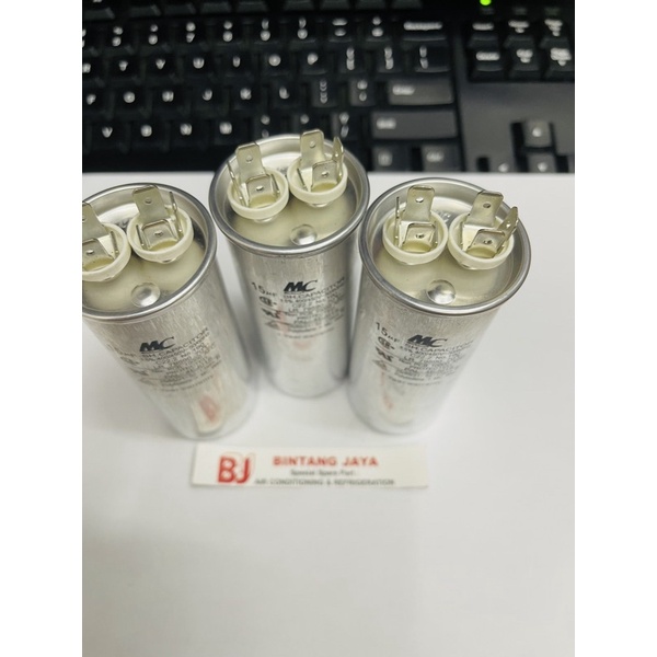 Capasitor ac 15uf MC / capacitor kapasitor ac 1/2pk 3/4pk