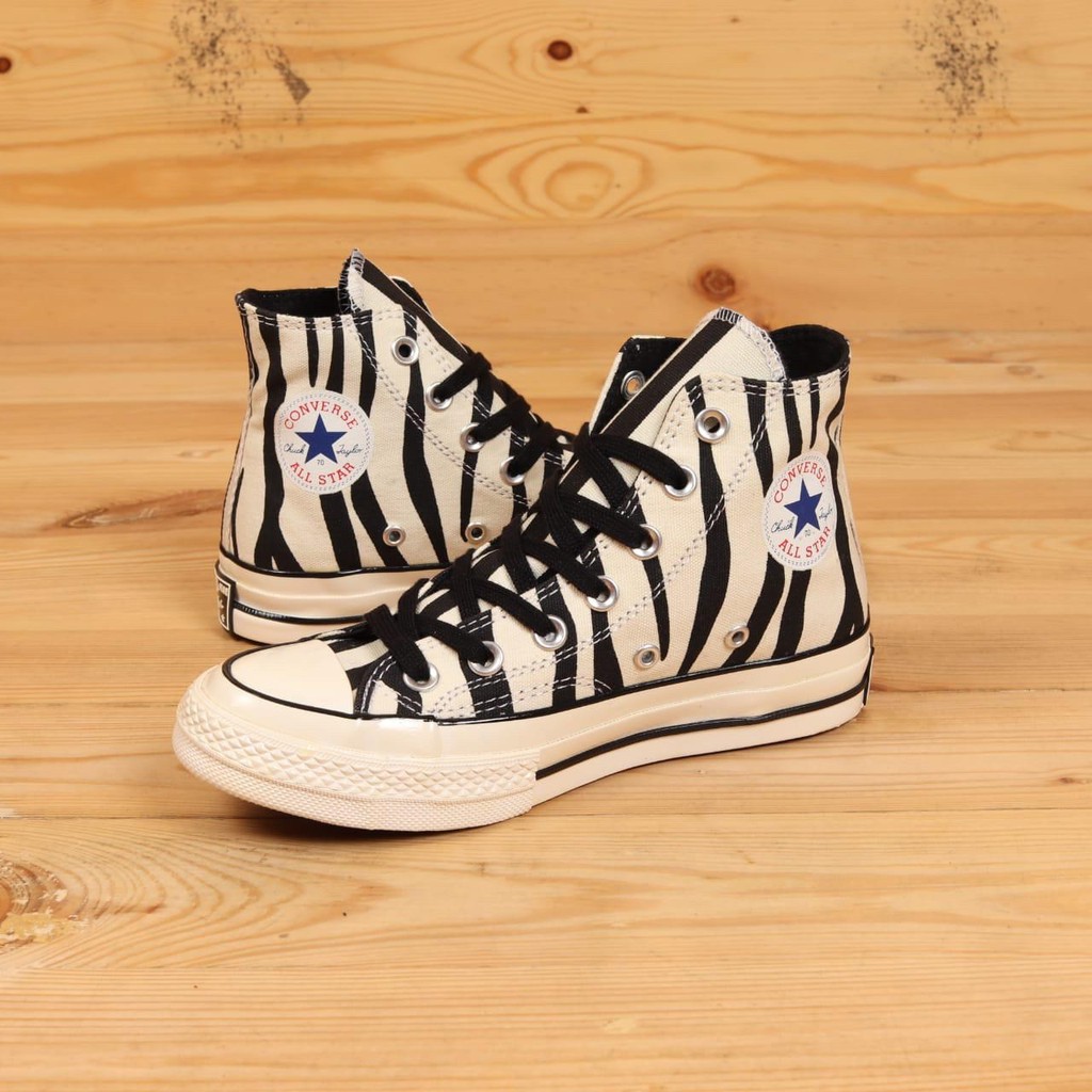 zebra and orange converse