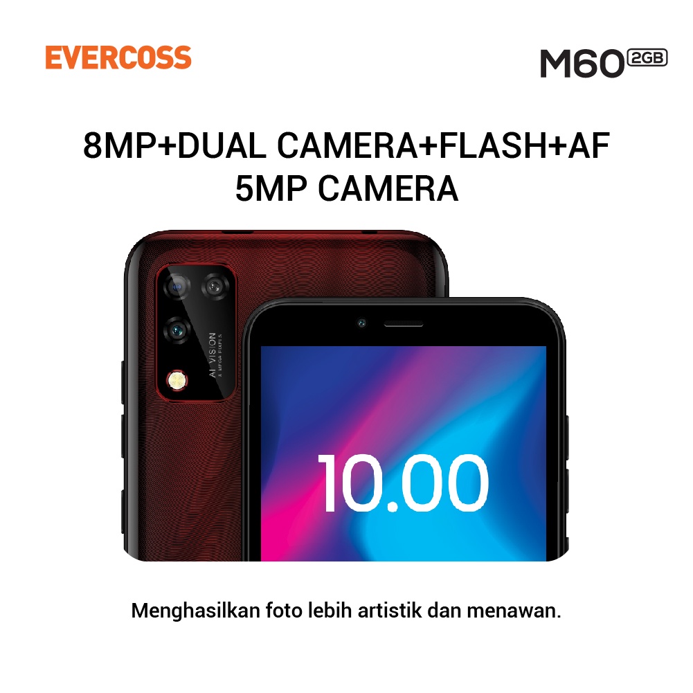 EVERCOSS M60 2GB/16GB Dual SIM 4G 5.7