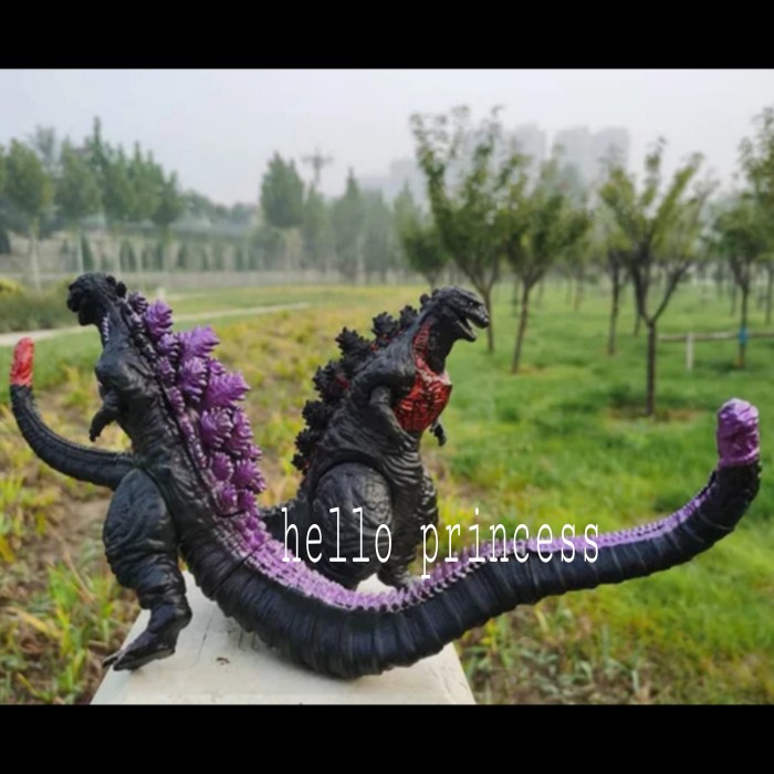 SHIN GODZILLA ACTION FIGURE MAINAN GODZILLA UNGU AND MERAH