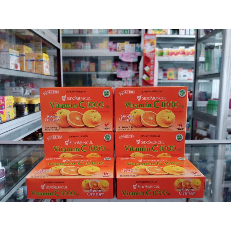 SIDOMUNCUL VITAMIN C 1000 MG RASA SWEET ORANGE - ED 02/2025