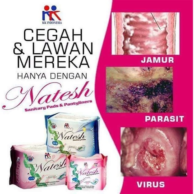 Pembalut Natesh Night Pembalut Herbal Natesh Night Pembalut Bebas Dioksin Pembalut Natesh Murah