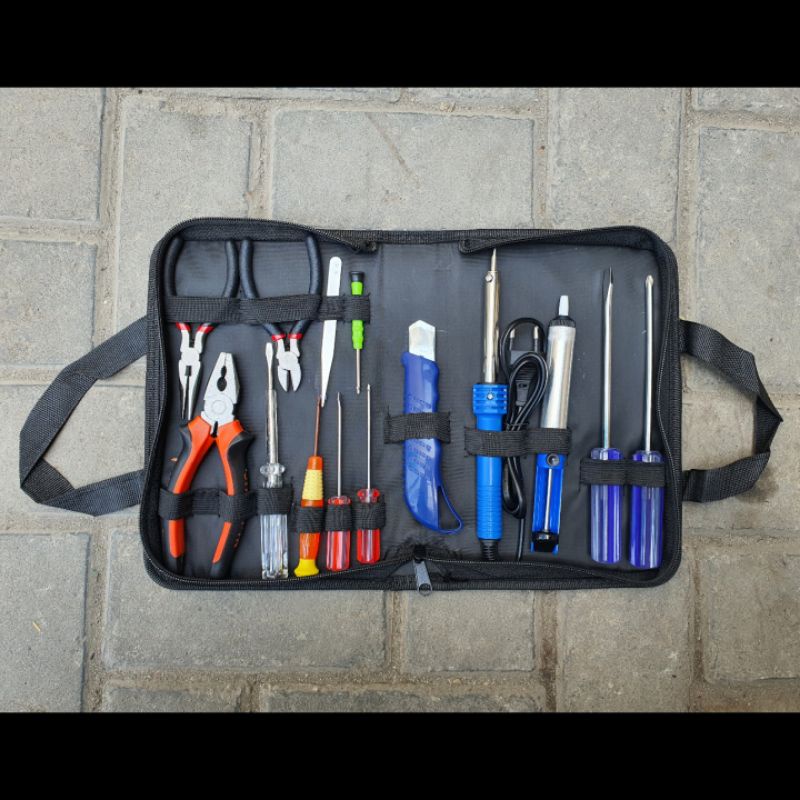 TOOLKIT SET ELECTRICAL TOOL KIT PERKAKAS UNTUK LISTRIK RUMAHAN KELISTRIKAN RUMAH TANGGA ELECTRIC