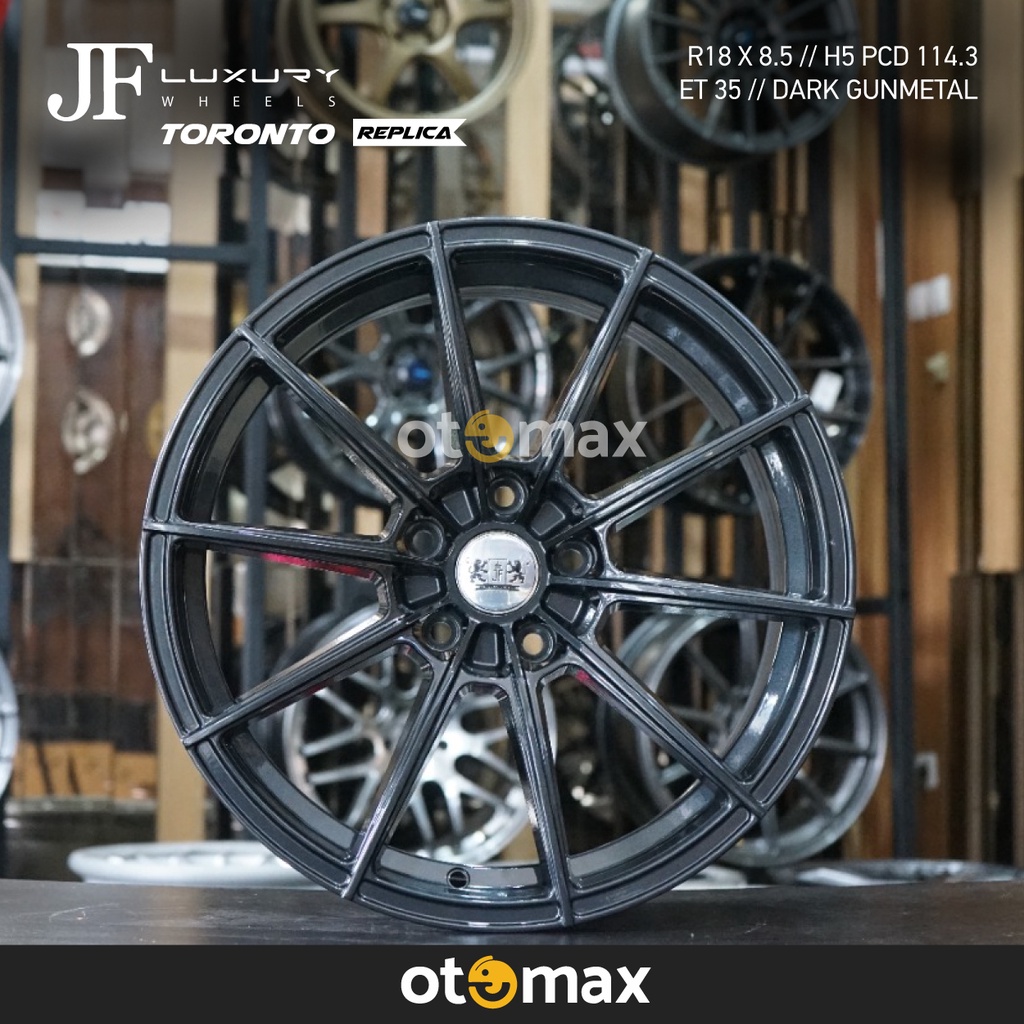 Velg Mobil JF Luxury Toronto Ring 18 Dark Gunmetal