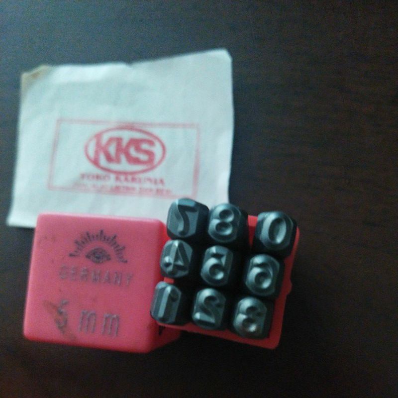 Ketok Angka 5mm Tjap Mata