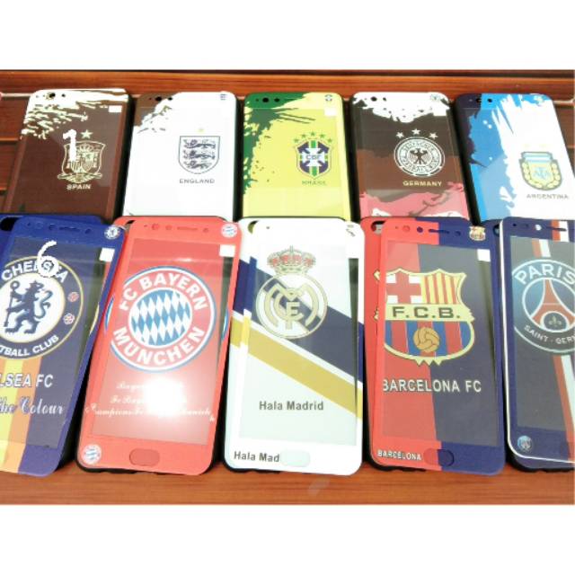 Case Club Bola + TG For Oppo A 77
