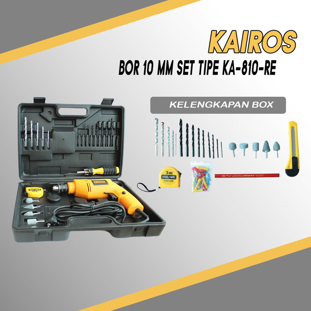 BOR 10MM KAIROS TERBARU  MURAH HARGA PROMO FULL MATA BOR