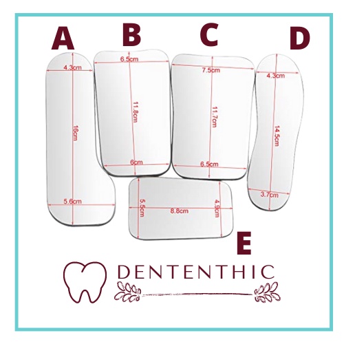 Dental intraoral mirror / kaca mulut intra oral doubleside photograph doubleside / reflector
