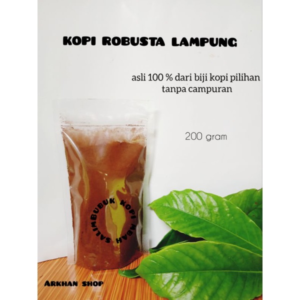 

KOPI BUBUK ROBUSTA LAMPUNG 200g