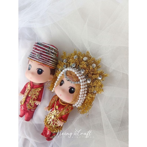 boneka pengantin adat padang | barbie | boneka adat | boneka dudung